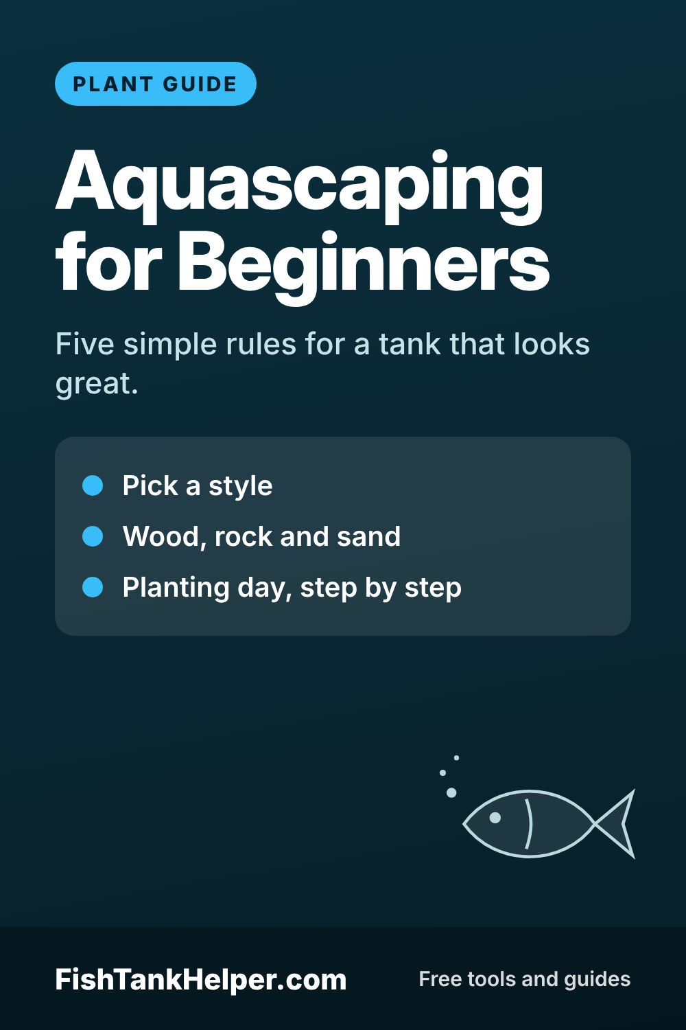 Pinterest pin for this guide: Aquascaping for Beginners: How to Design a Tank That Looks Great