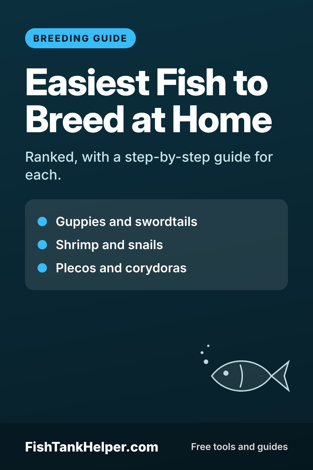 Pinterest pin for this guide: Breeding Aquarium Fish: The Easiest Fish to Breed at Home